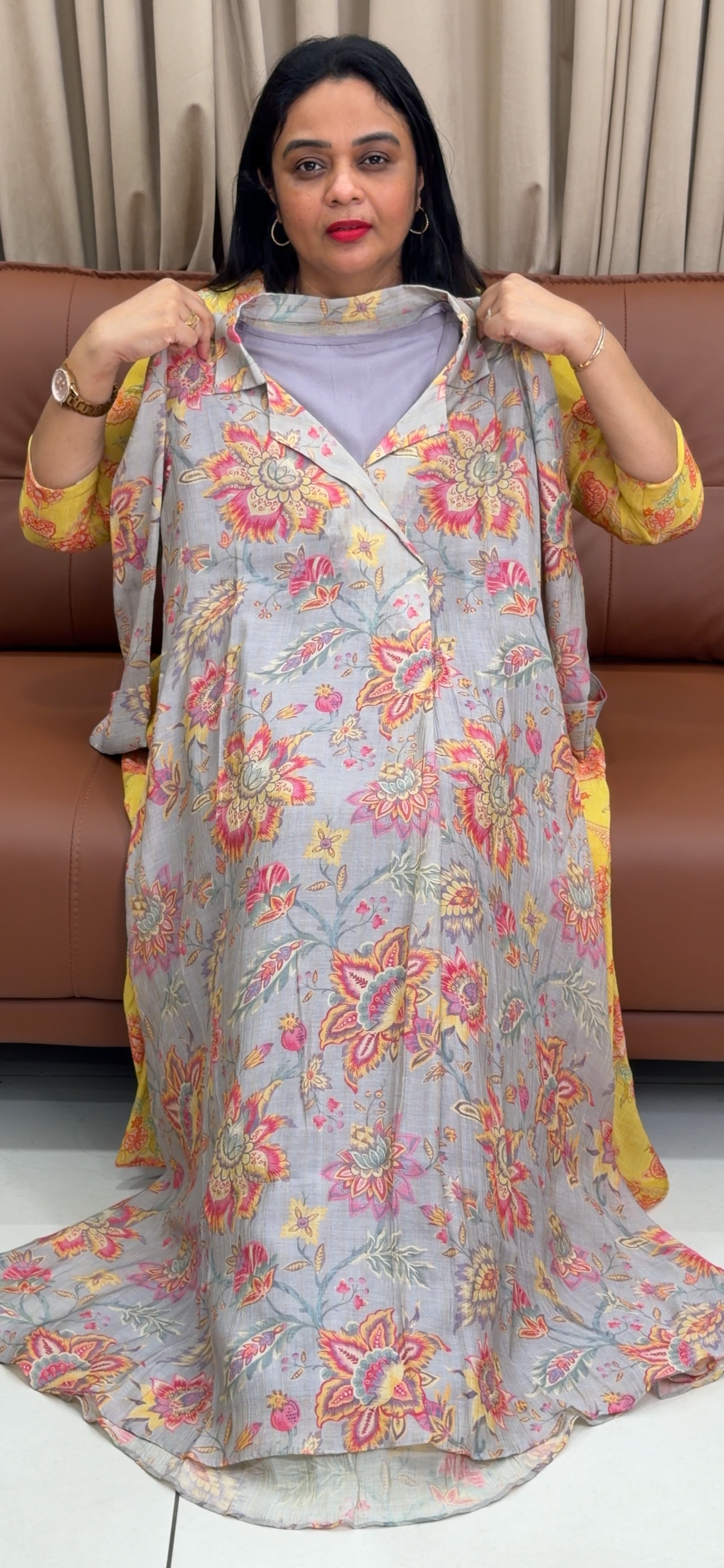 IHA'S IN-HOUSE PRINTED TUNIC TOPS - IHA 33812