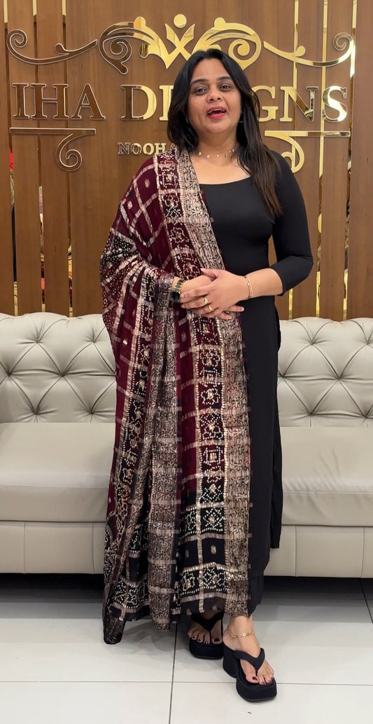 FORWARD GEORGETTE UNSTITCHED SALWAR SUITS - IHA 28607