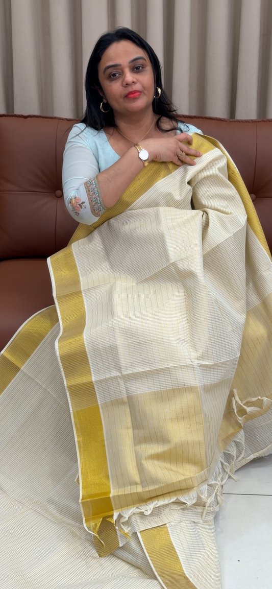 COTTON ONAM SAREES - IHA 33564