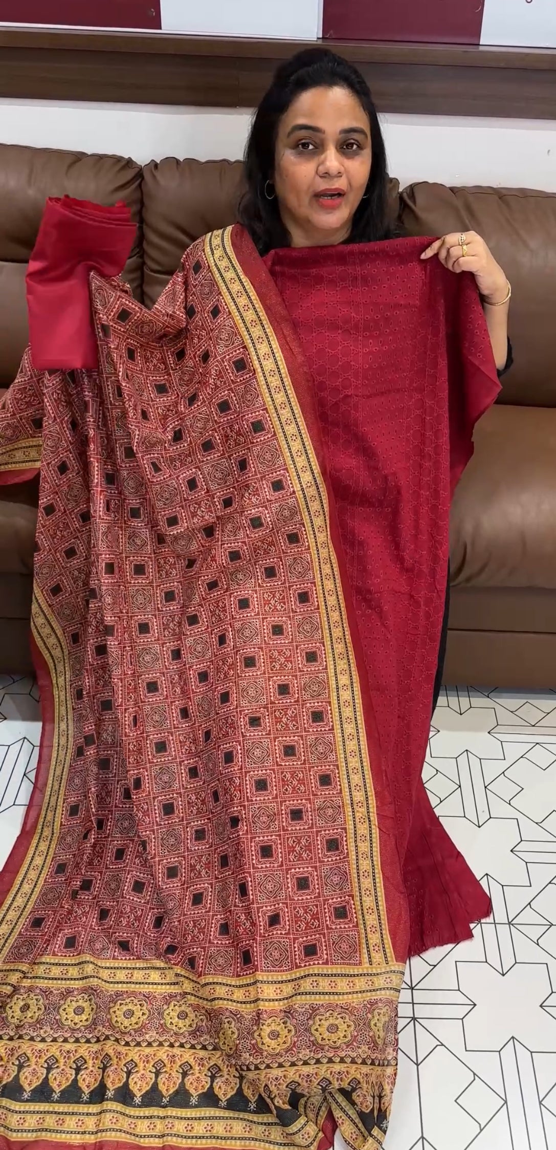 COTTON HAKOBA UNSTITCHED SALWAR SUITS - IHA 27916