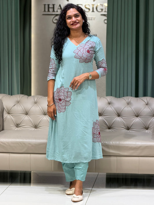 RAYON LONG ALINE TOPS - IHA 29672