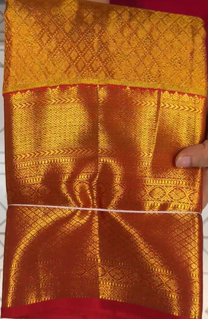 DESIGNER TISSUE KANCHIPURAM SAREES - IHA 18638