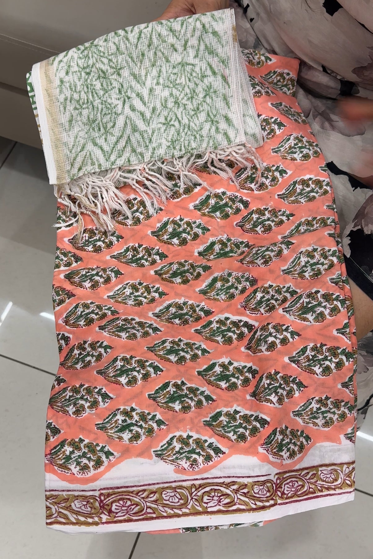 PRINTED COTTON UNSTITCHED SALWAR SUITS - IHA 28645