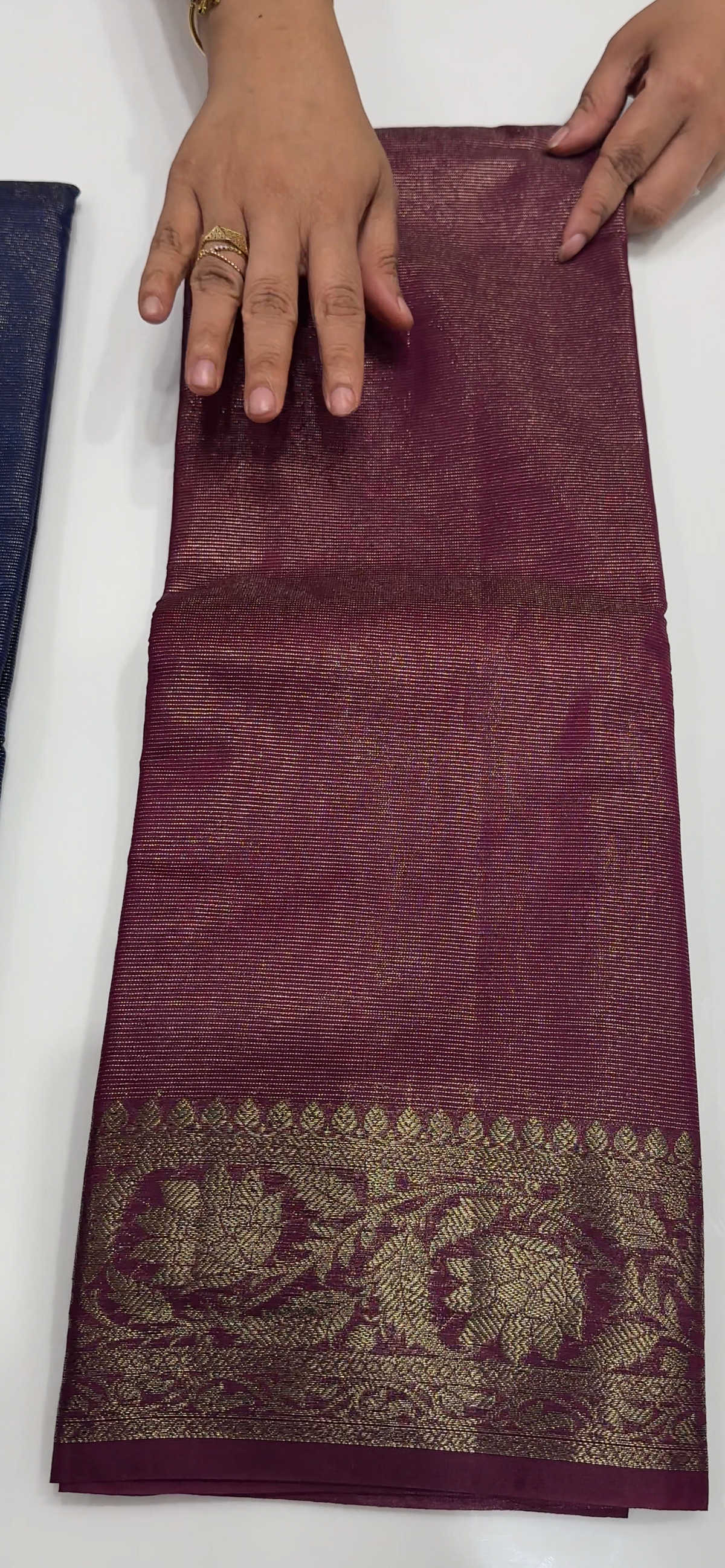 TISSUE BANARASI SAREES - IHA 35509