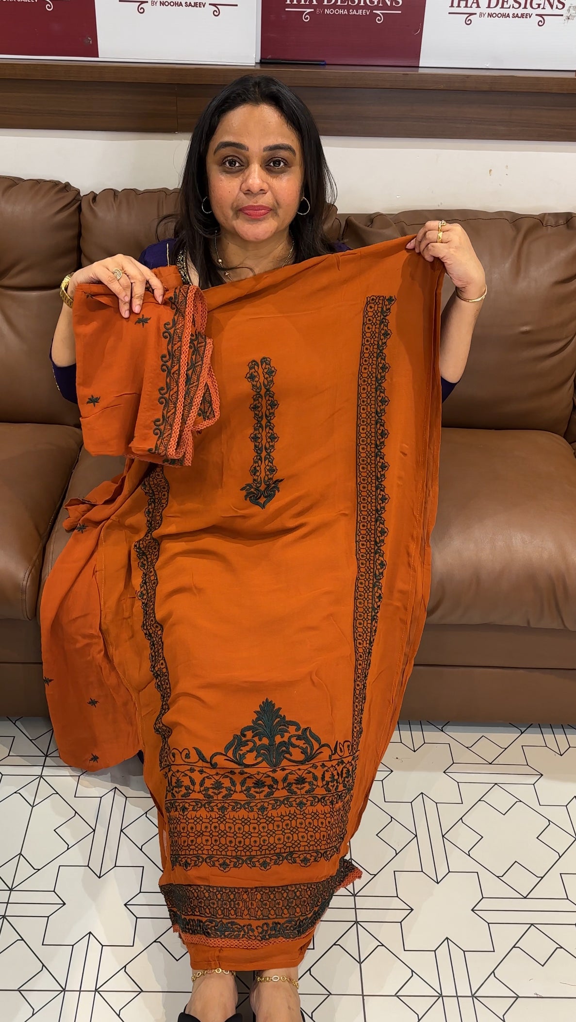 VISCOSE GEORGETTE UNSTITCHED SALWAR SUITS - IHA 27796