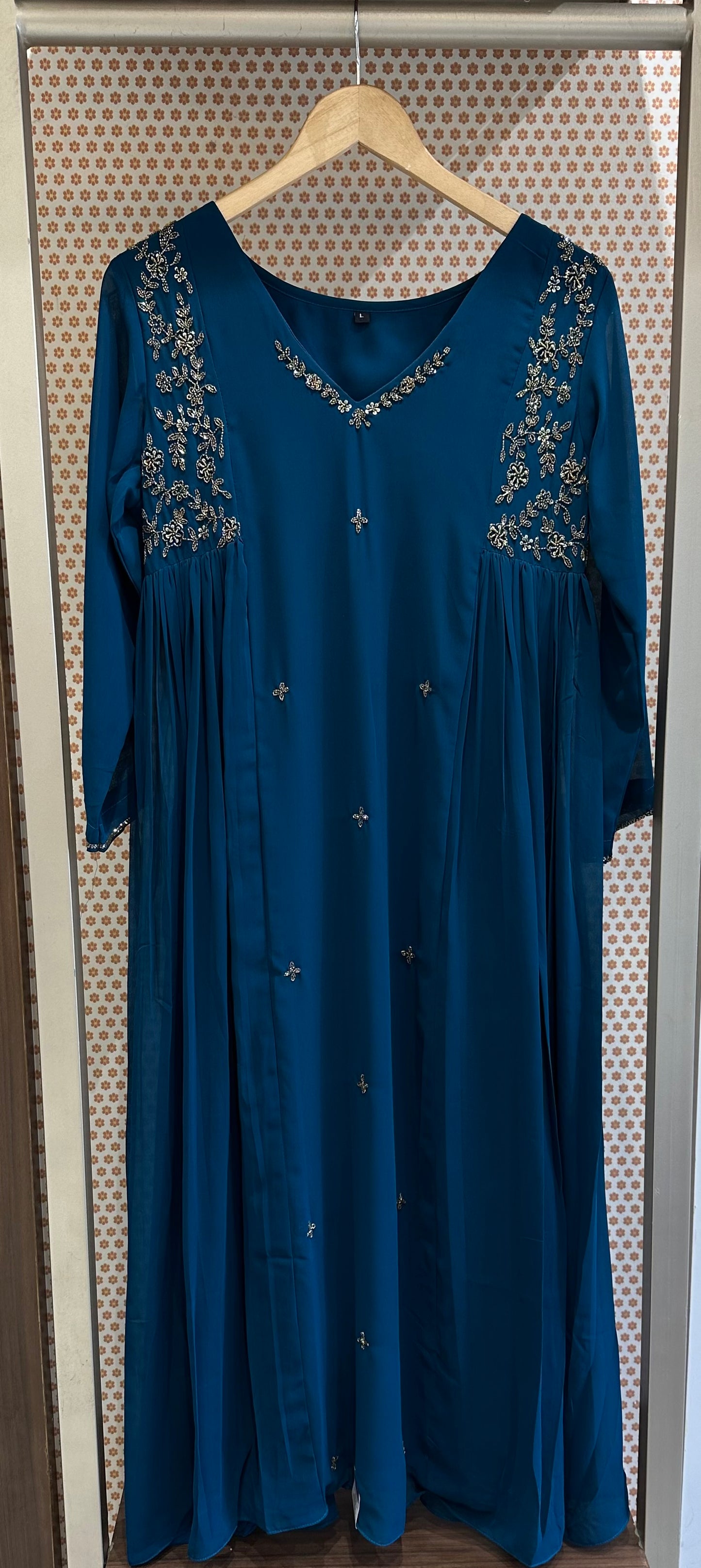 Georgette Handworked Kurtis – Iha Alappuzha Collection – IHA 27135