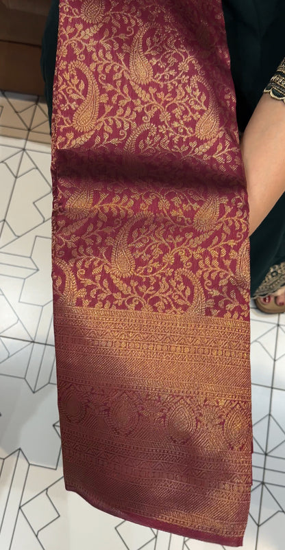SEMI SILK SAREES - IHA 27324