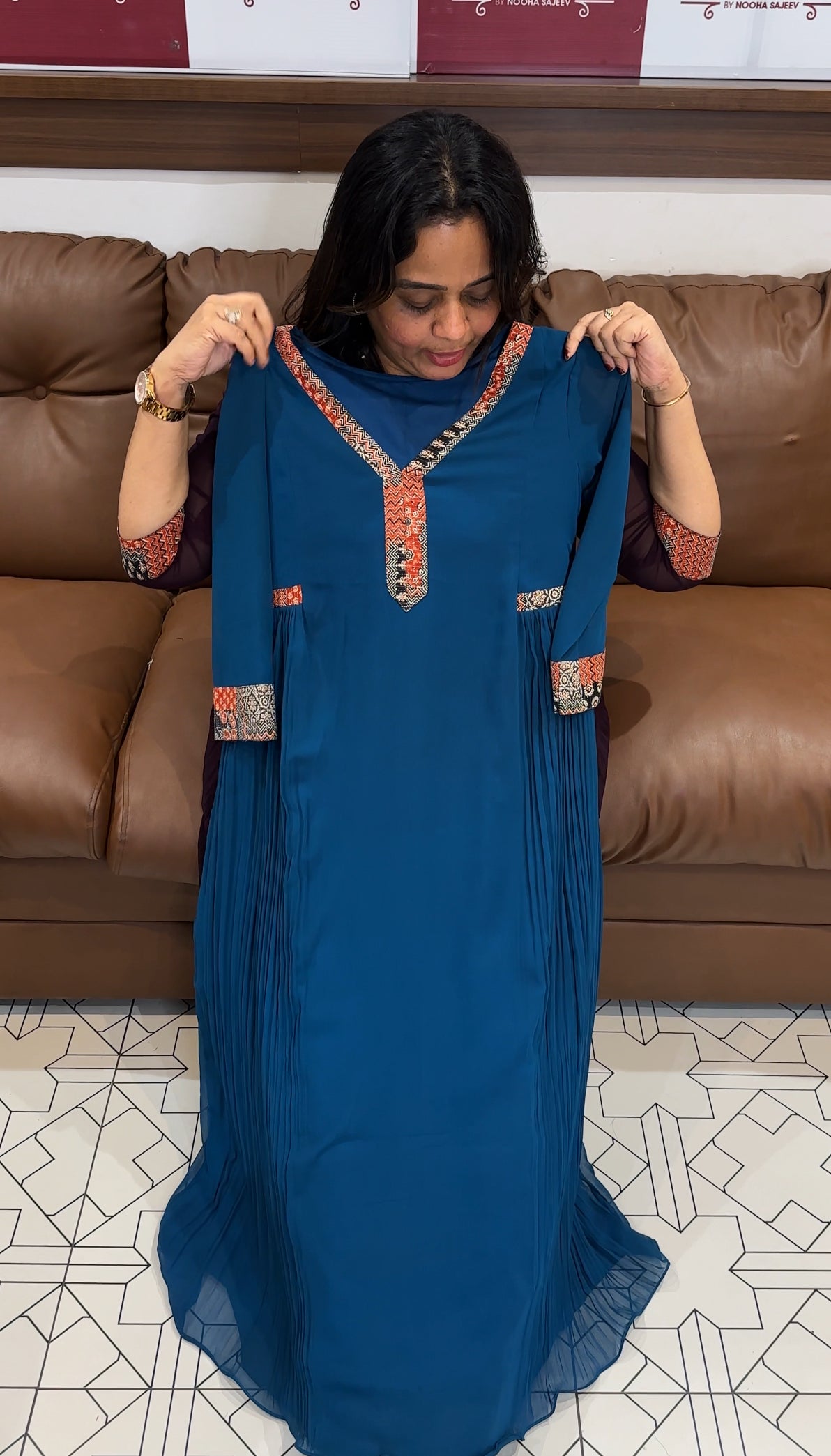 IHA'S IN -HOUSE LONG A-LINE TOPS - IHA 27158