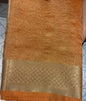 CRUSHED BANARASI TISSUE SAREES - IHA 18417