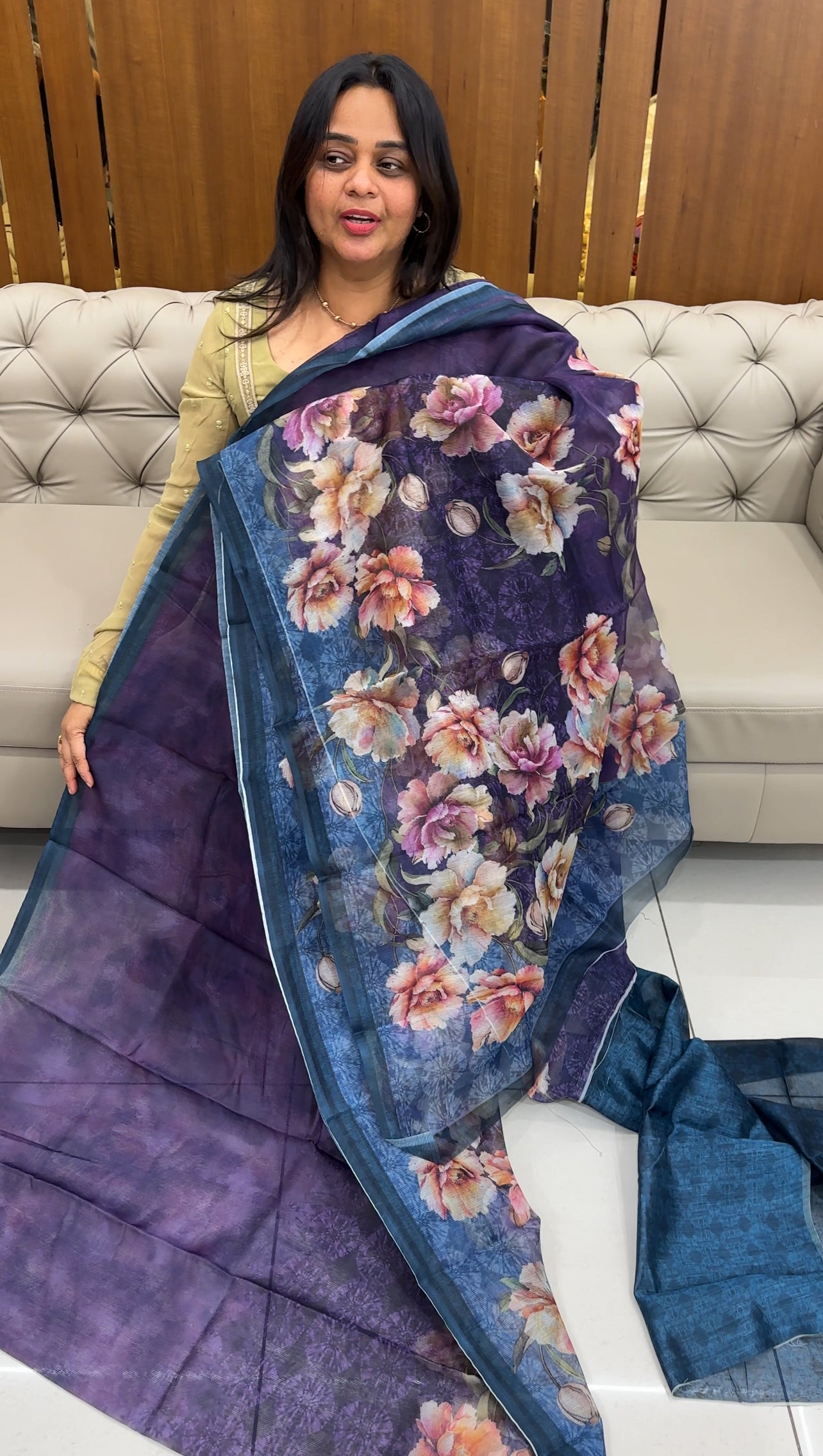 DIGITAL PRINTED SAREES - IHA 27041