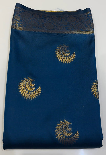 BUDGET BUY SEMI SILK SAREES - IHA 18743