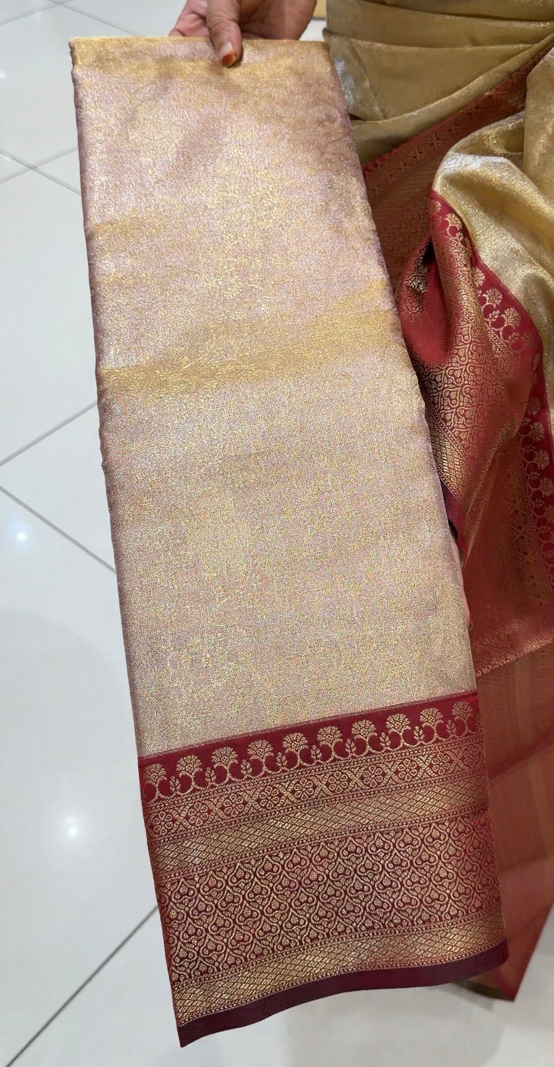 SEMI TISSUE SAREES - IHA 32572