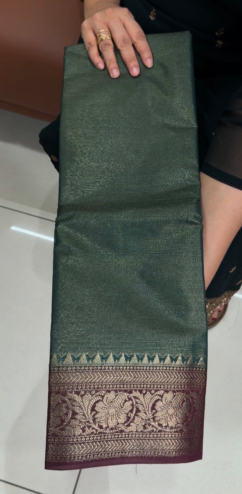 SEMI BANARASI SAREES - IHA 33601