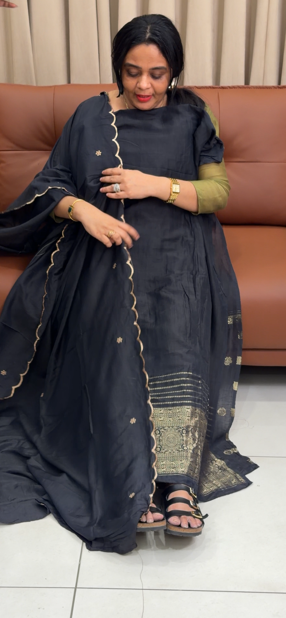 OFFER SALES UNSTITCHED SALWAR SUITS - IHA 35363