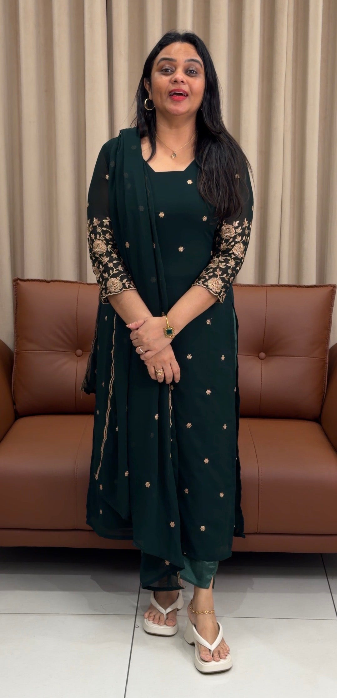BUDGET BUY UNSTITCHED SALWAR SUITS - IHA 33507