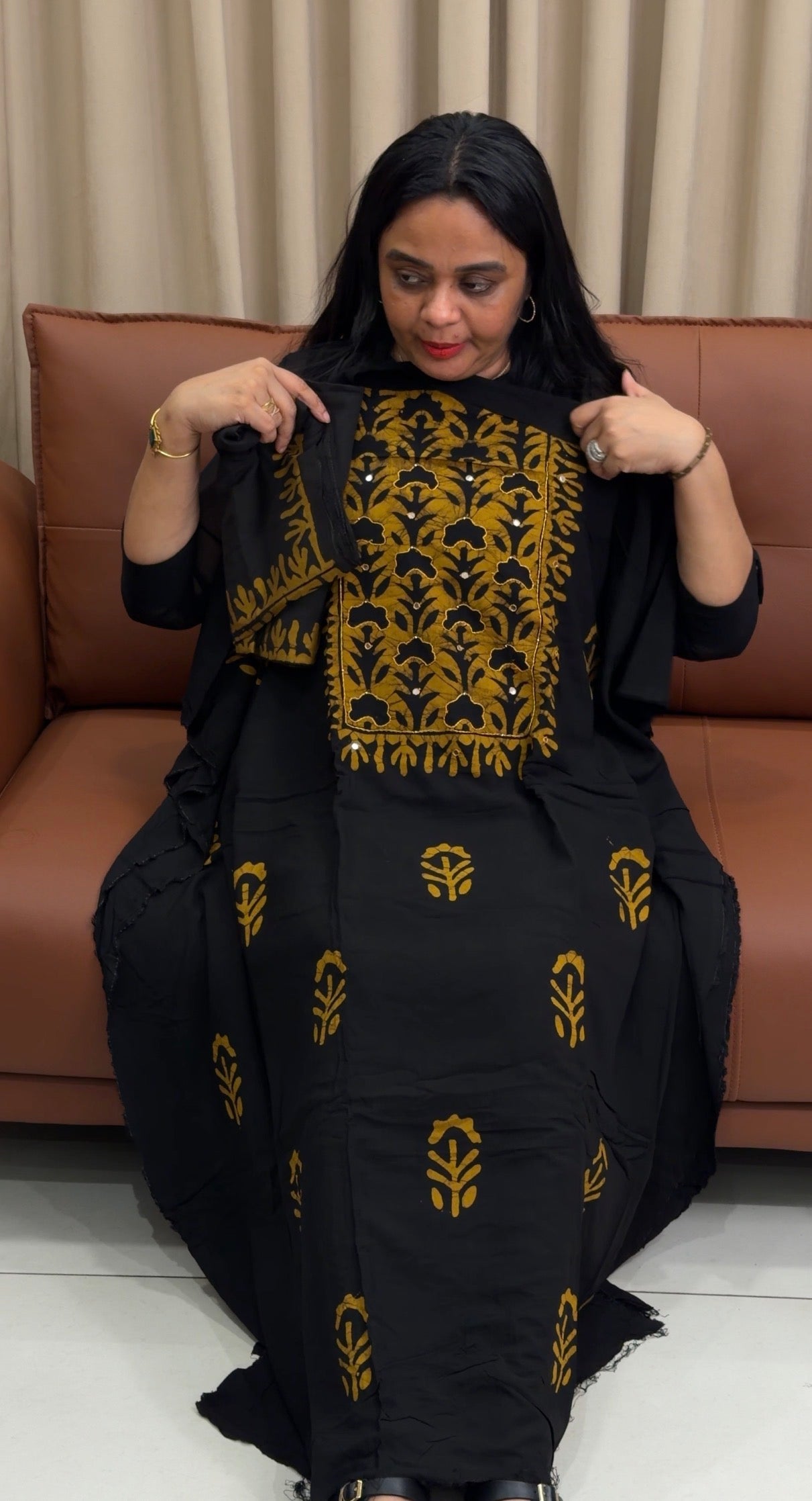 BATIK PRINTED UNSTITCHED SALWAR SUITS - IHA 35212