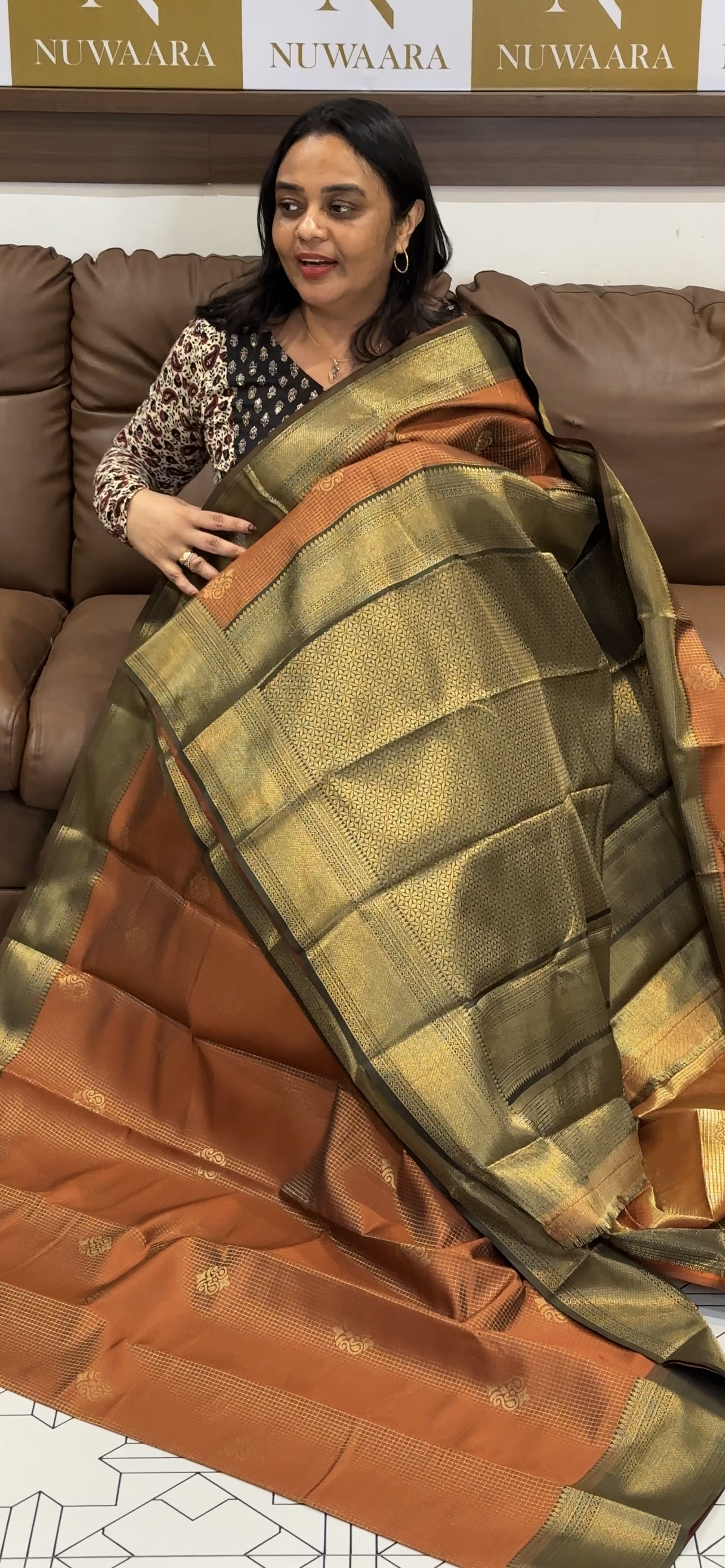 FORWARD SEMI BROCADE SAREES - IHA 31723