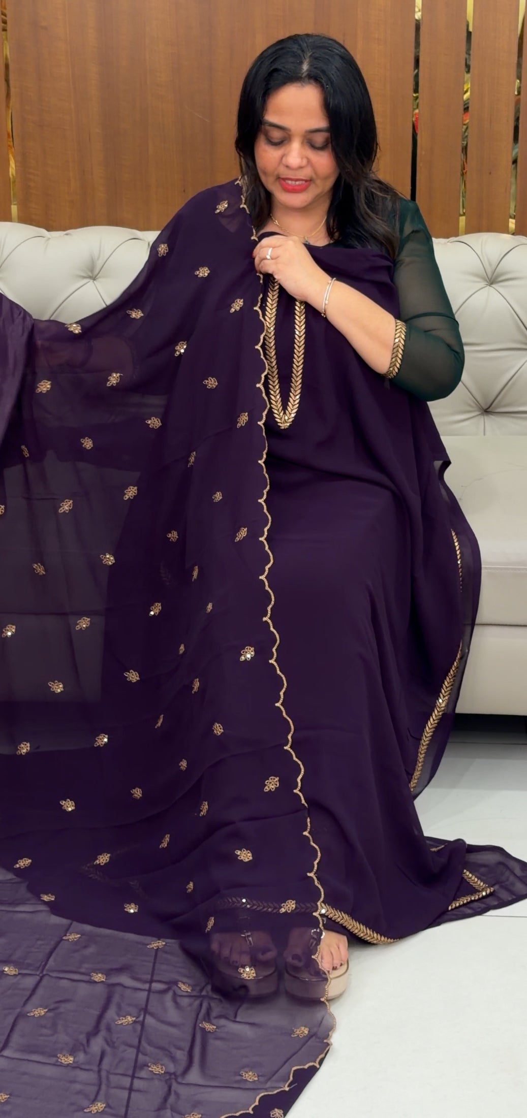 FORWARD UNSTITCHED SALWAR SUITS - IHA 30585