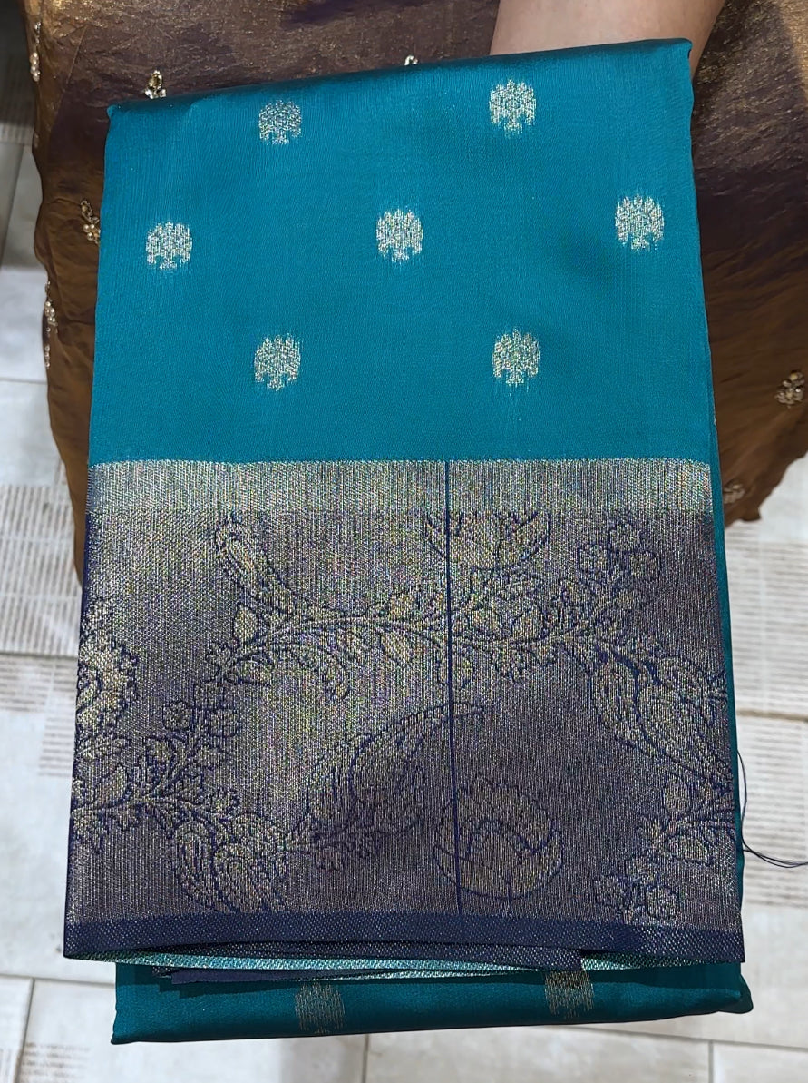 SEMI SILK SAREES - IHA 22708