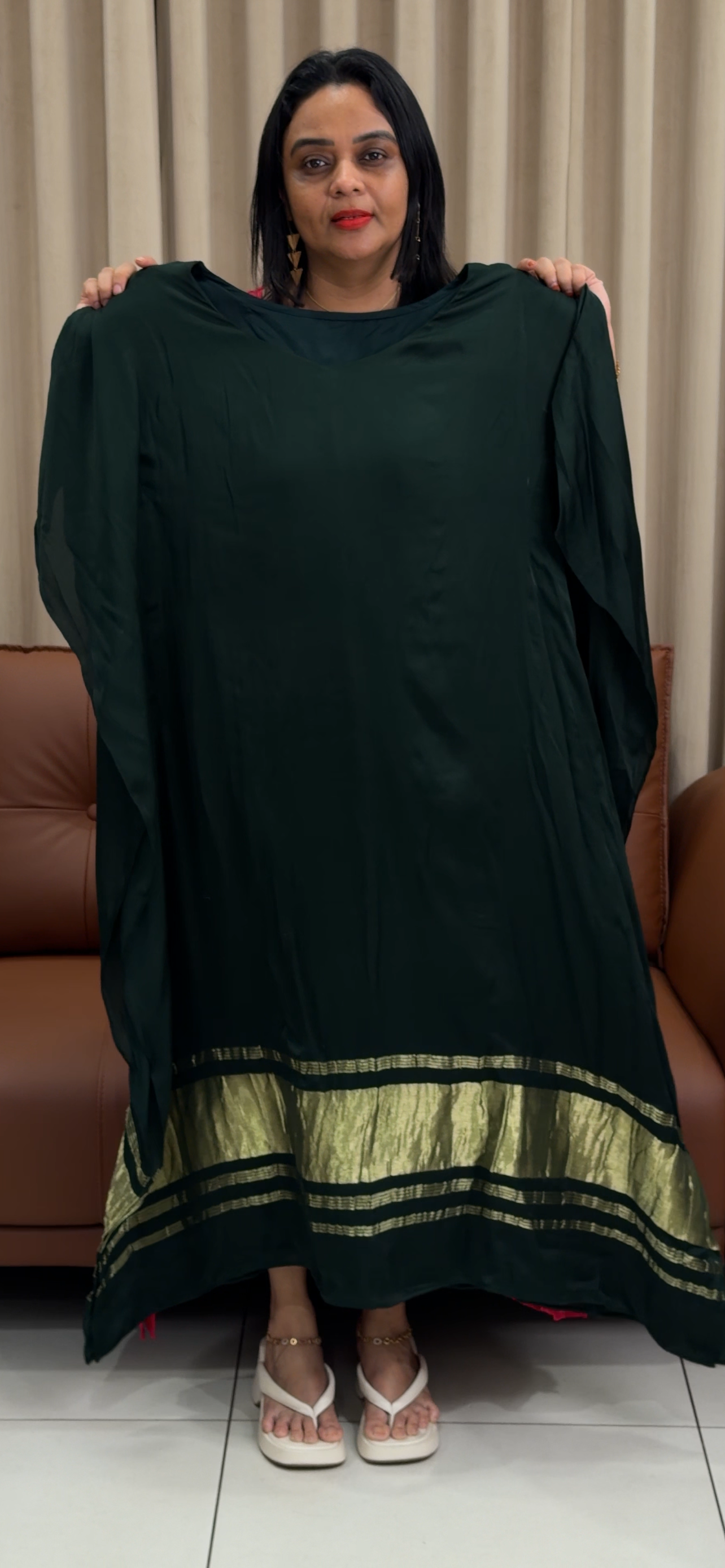 IHA'S IN-HOUSE MODAL KAFTAN TOPS - IHA 33530