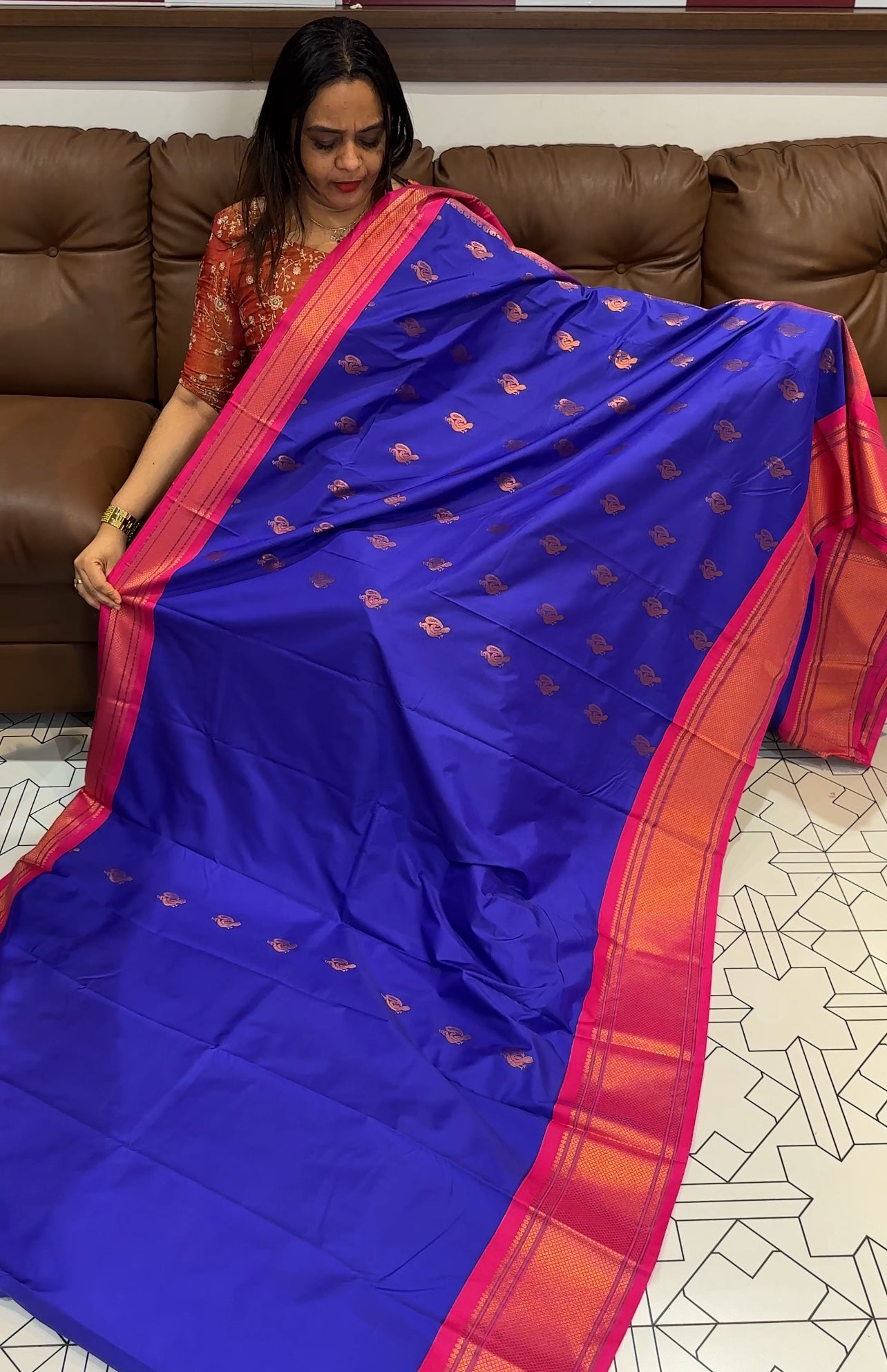 SEMI SOFT SILK SAREES - IHA 18595