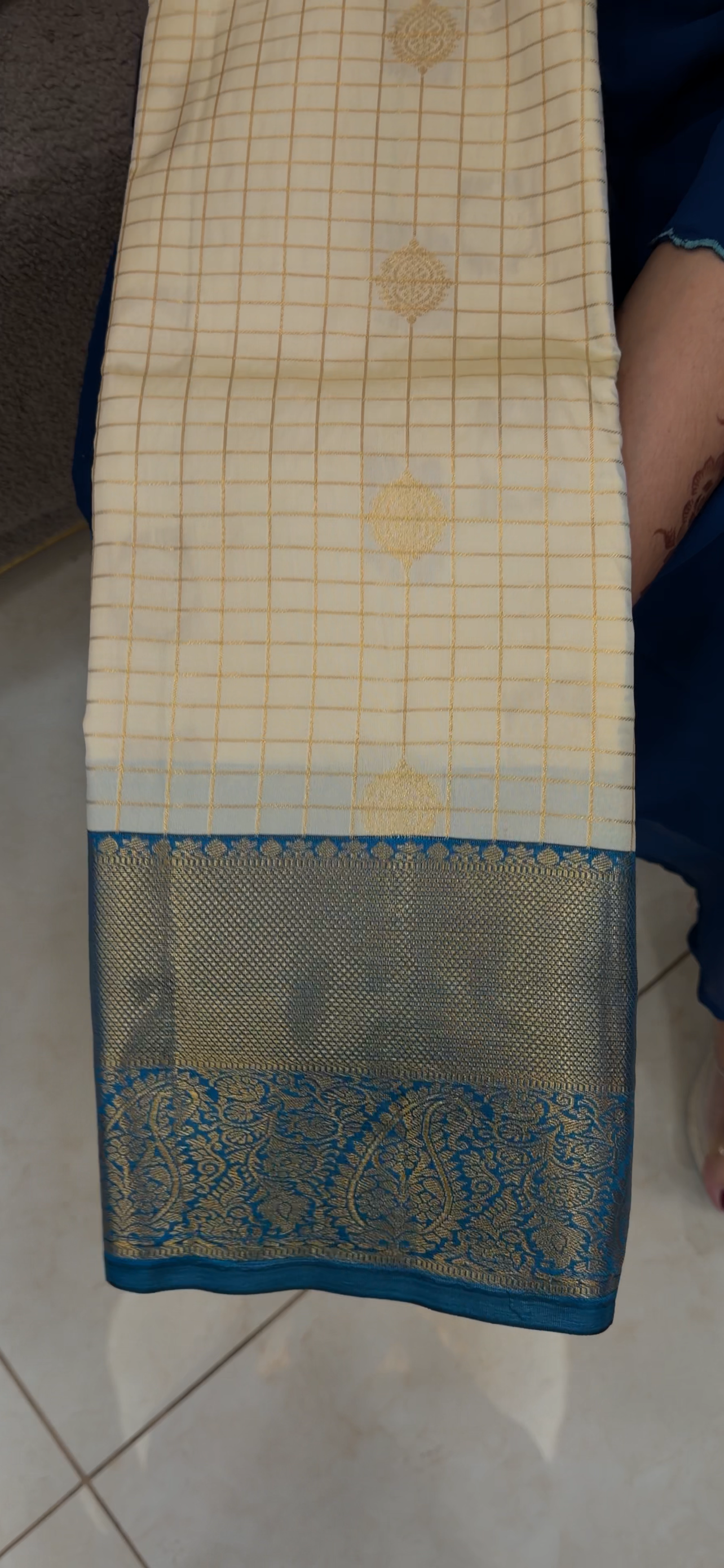 SEMI KANCHIPURAM SAREES -  IHA 33084