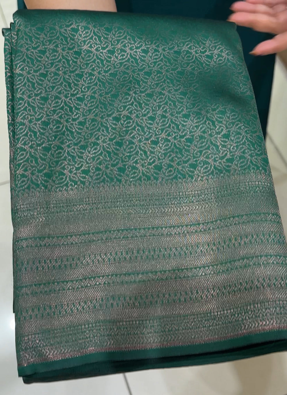 SEMI BROCADE SAREES - IHA 26093