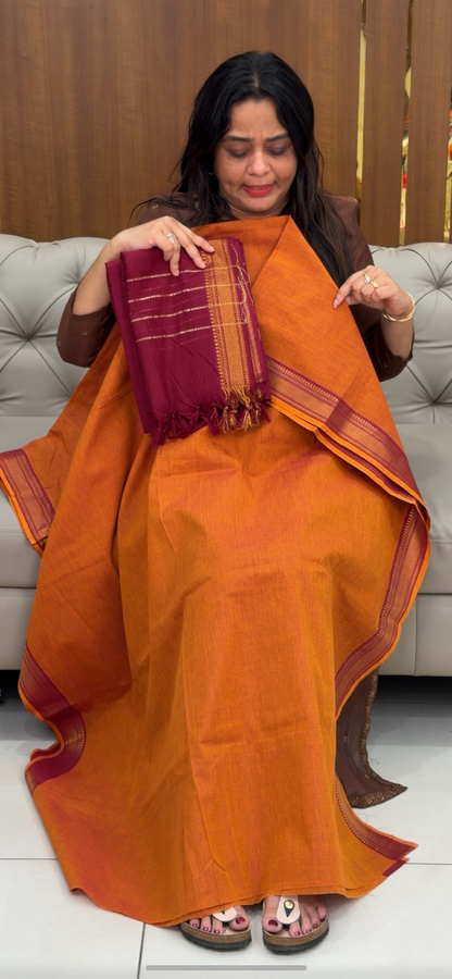 HANDLOOM COTTON UNSTITCHED SALWAR SUITS - IHA 29287