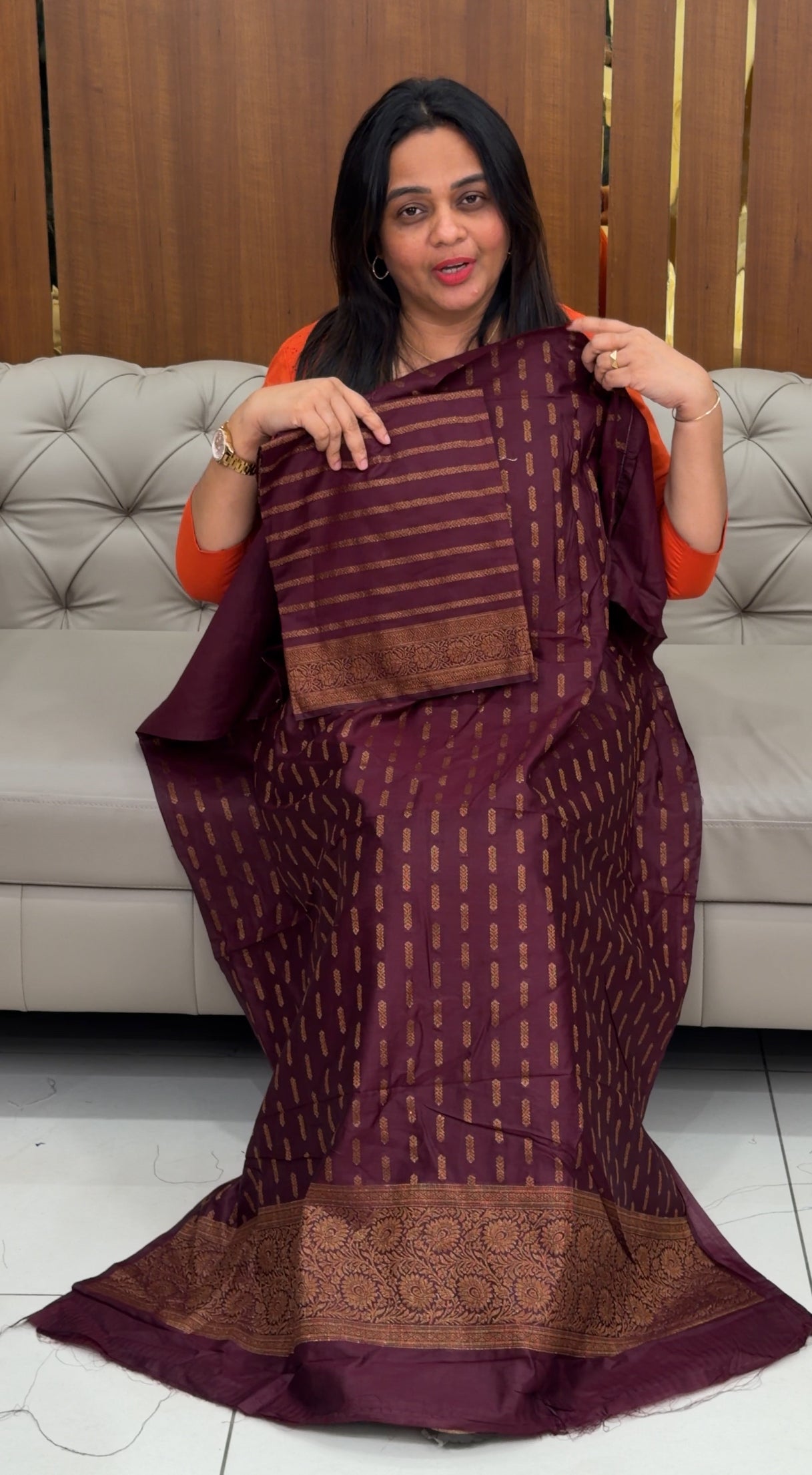 BANARASI TUSSUR UNSTITCHED SALWAR SUITS - IHA 29637