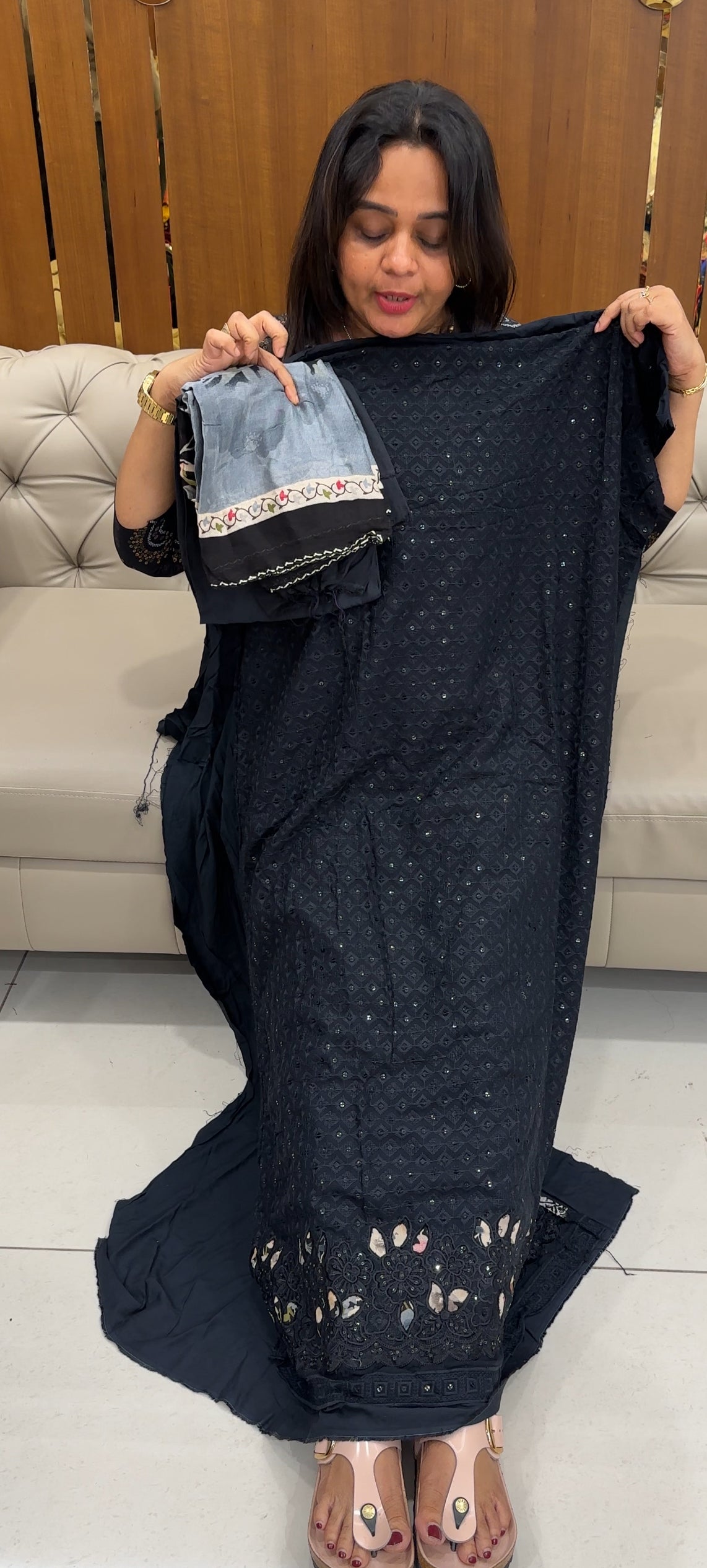 RAYON UNSTITCHED SALWAR SUITS -  IHA 26998