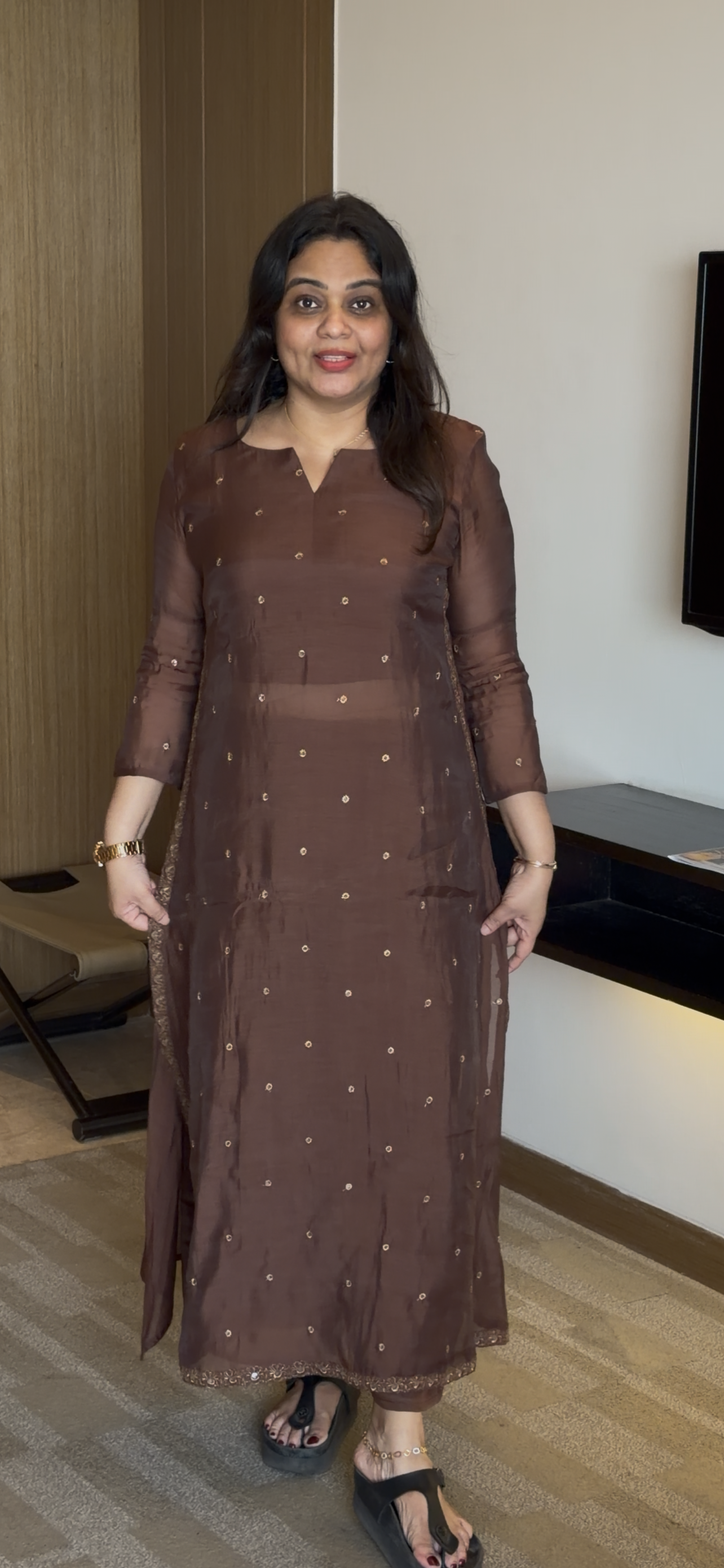 MUL CHANDERI TOP AND BOTTOM - IHA 29777