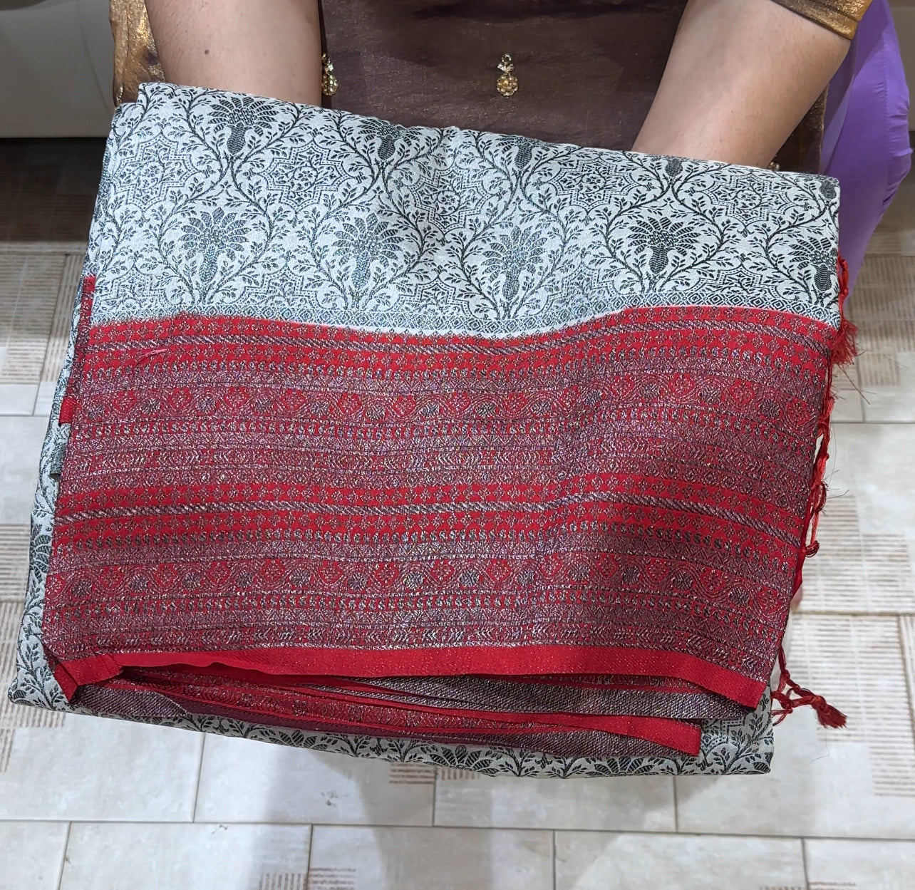 SEMI BANARASI SAREES - IHA 22736