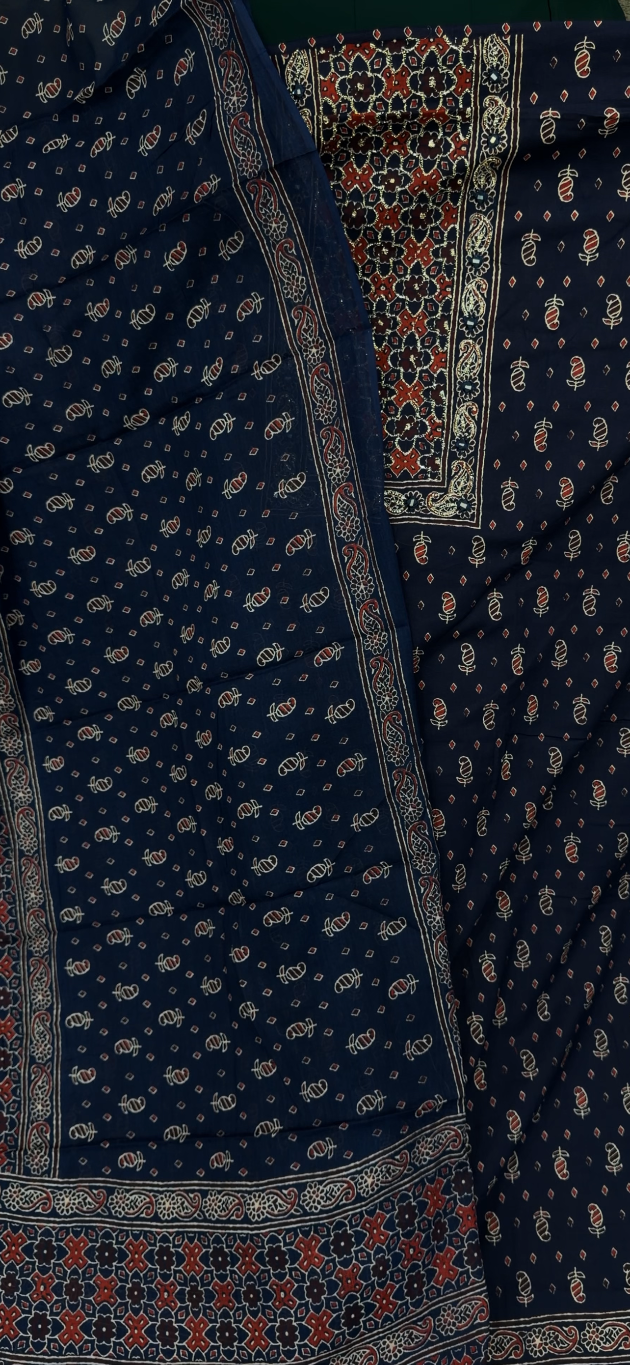 COTTON UNSTITCHED SALWAR SUITS - IHA 33235