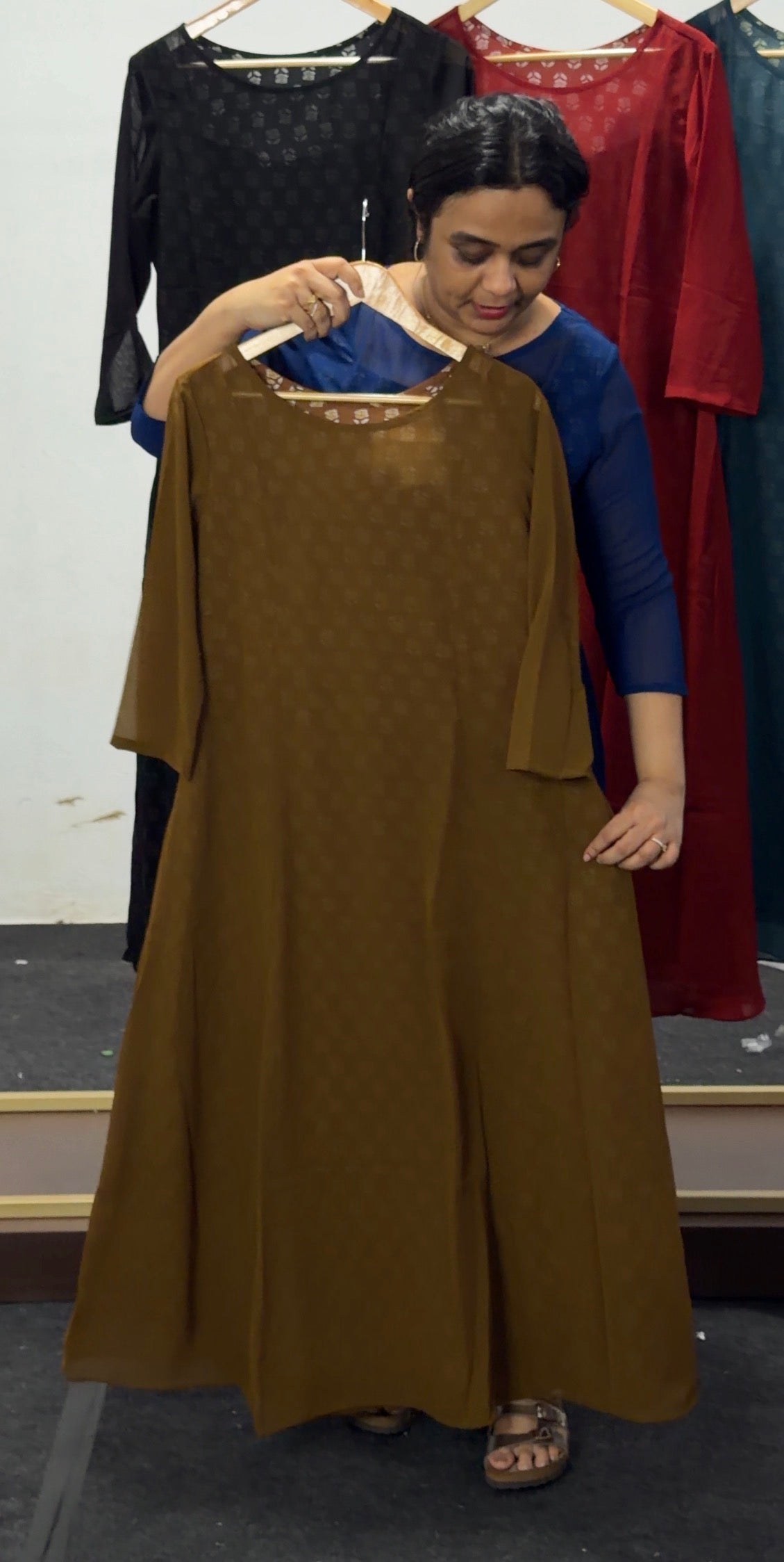 IHA'S IN-HOUSE COTTON PRINTED TOP AND INNER - IHA 36056