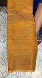 SEMI BROCADE SAREES - IHA 18375