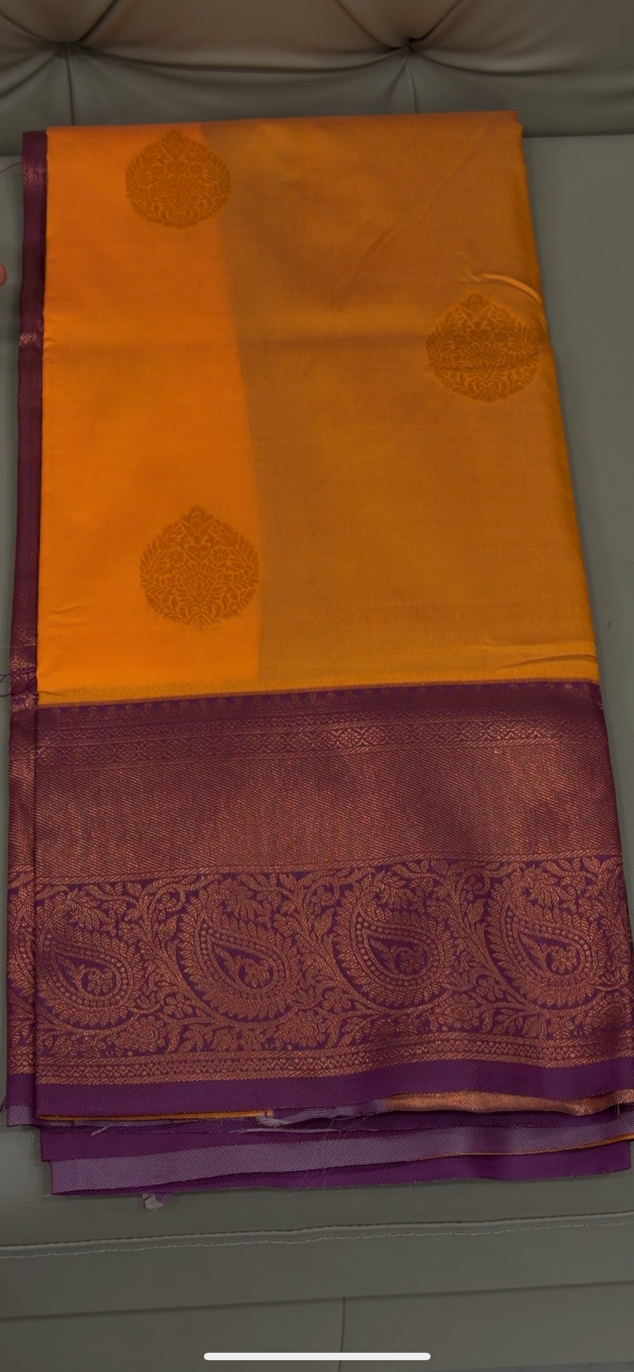 SEMI KANCHIPURAM SAREES - IHA 28758