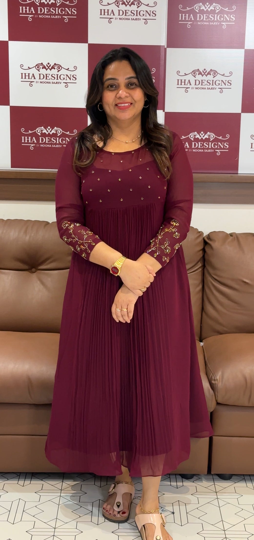 IHA'S IN-HOUSE HAND WORKED ALINE TOPS - IHA 27960