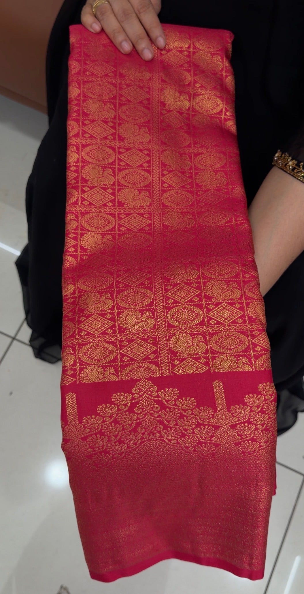 SEMI KANCHIPURAM SAREES - IHA 35021