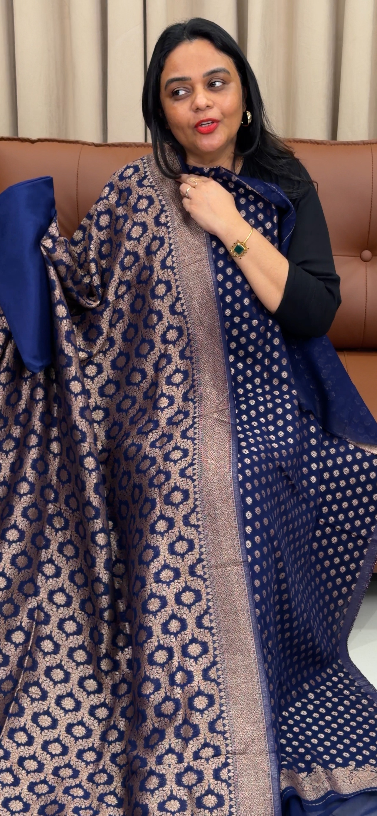 BANARASI UNSTITCHED SALWAR SUITS - IHA 33443