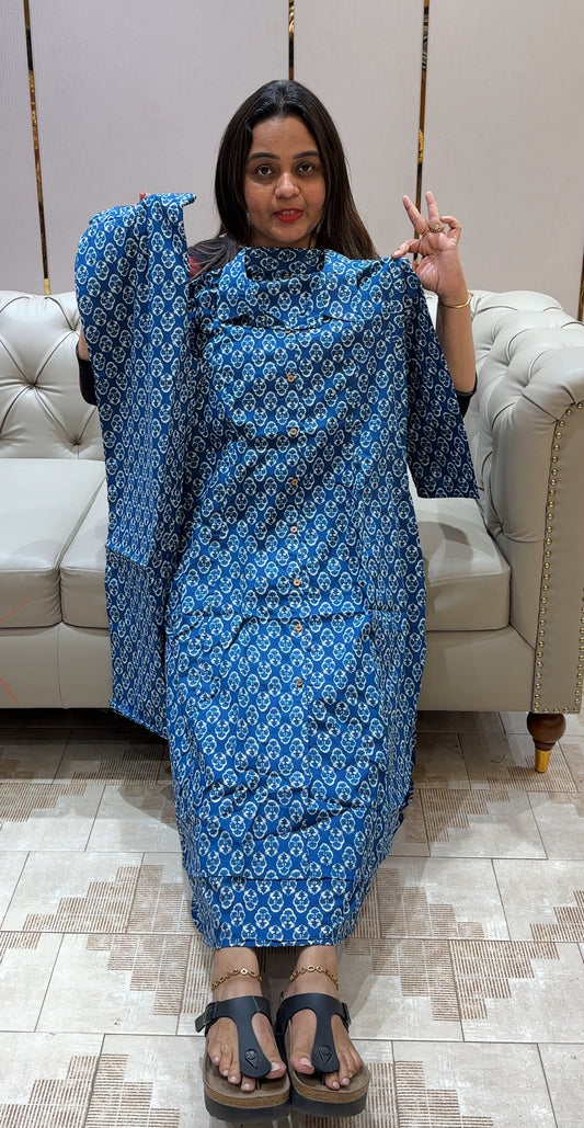 COTTON LONG CO-ORDE SETS - IHA 22589