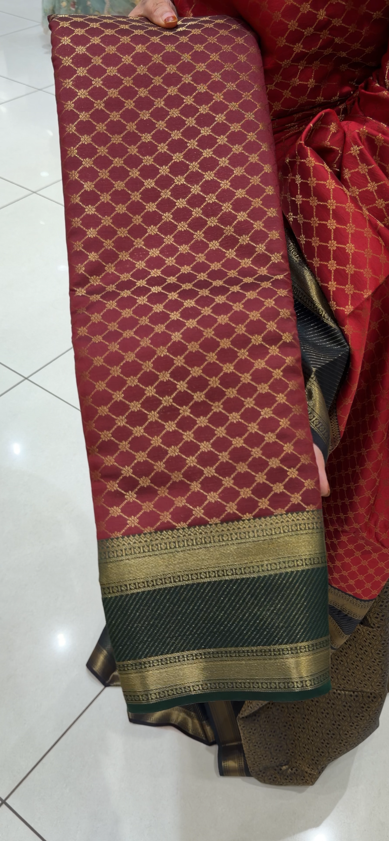 SEMI BROCADE SAREES - IHA 32539