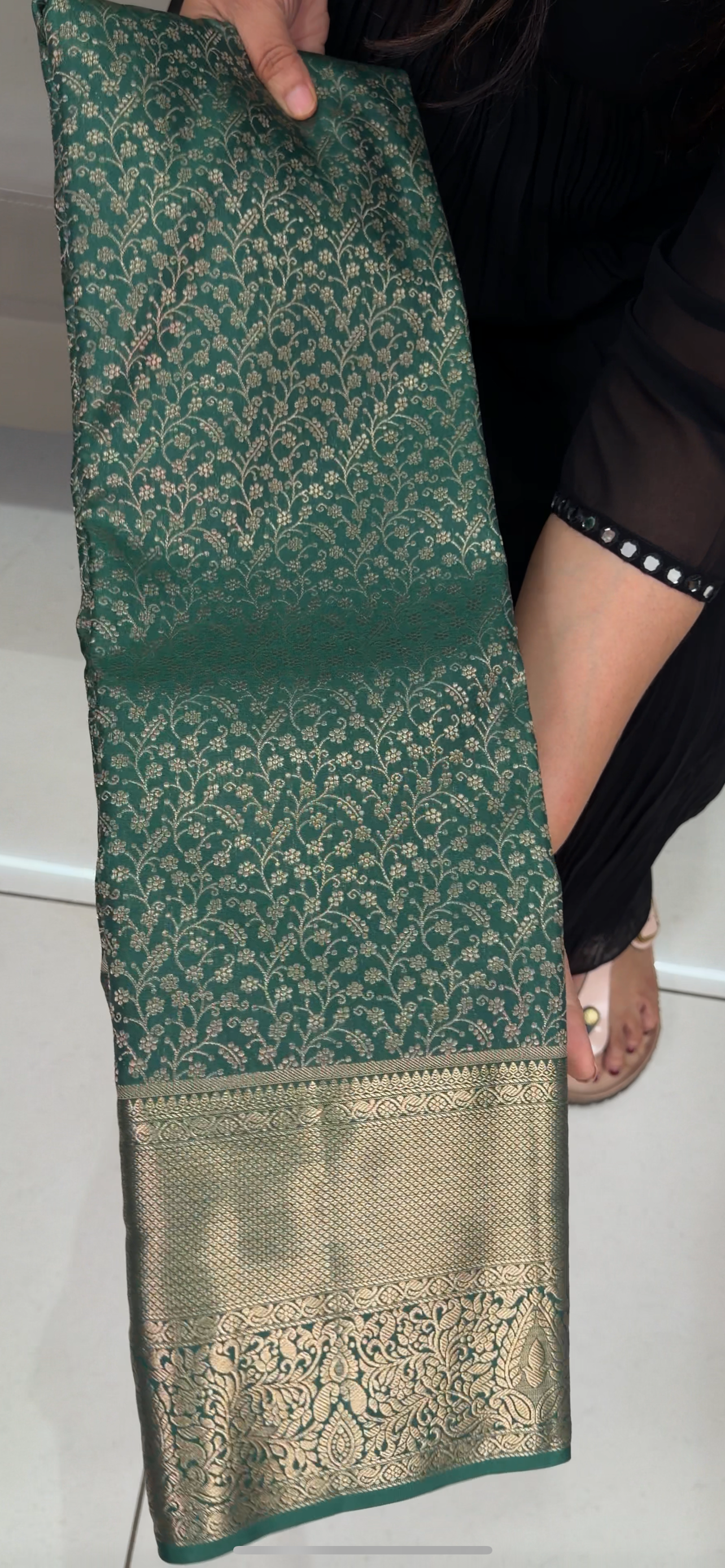 BROCADE KANCHIPURAM SAREES - IHA 29275
