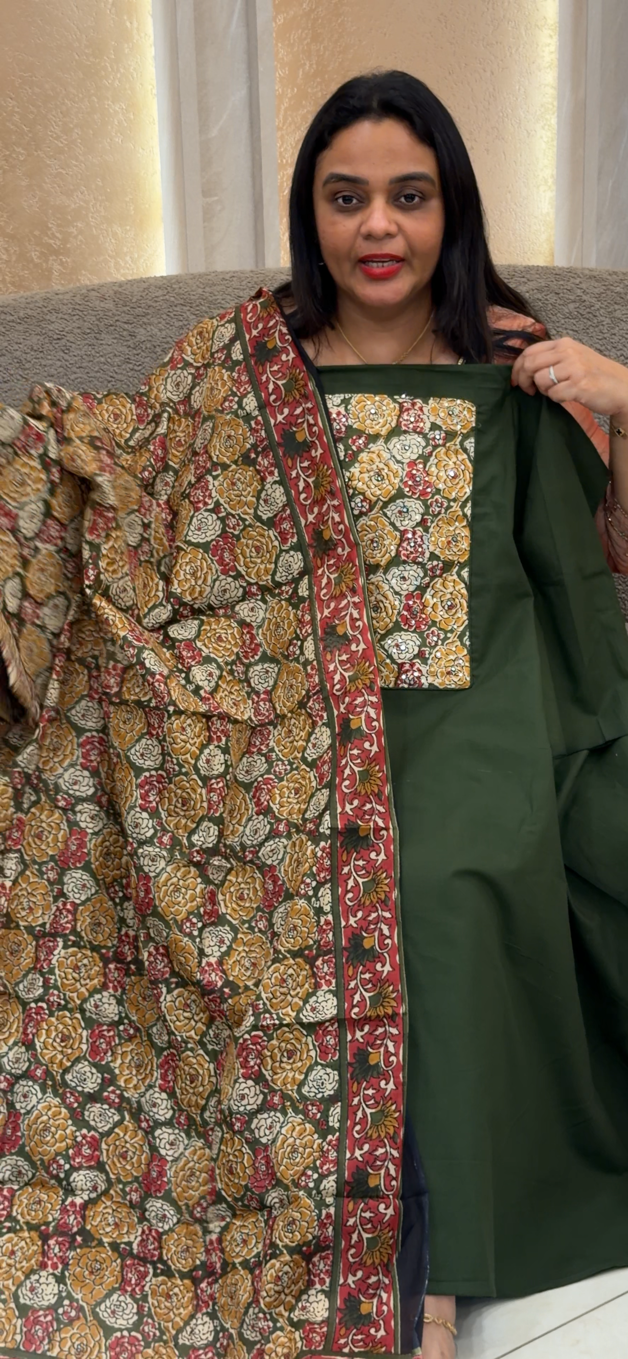 COTTON UNSTITCHED SALWAR SUITS - IHA 33229