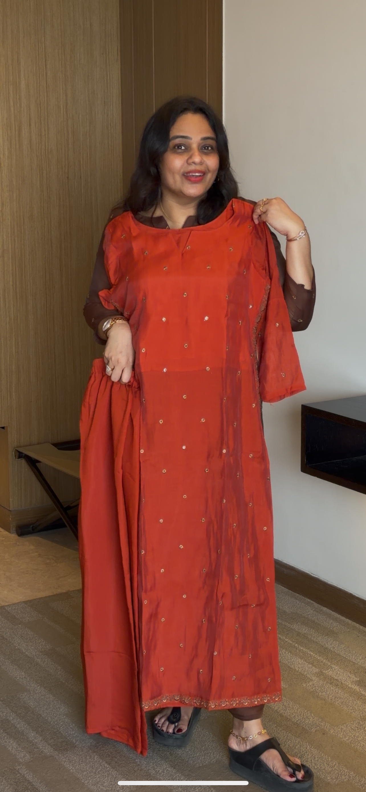 MUL CHANDERI TOP AND BOTTOM - IHA 29777