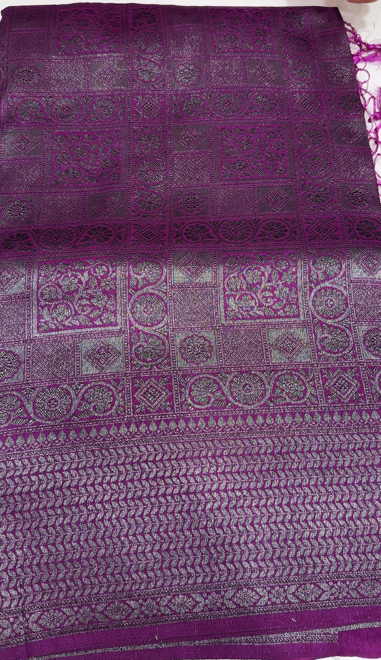 SEMI BANARASI SAREES - IHA 27866