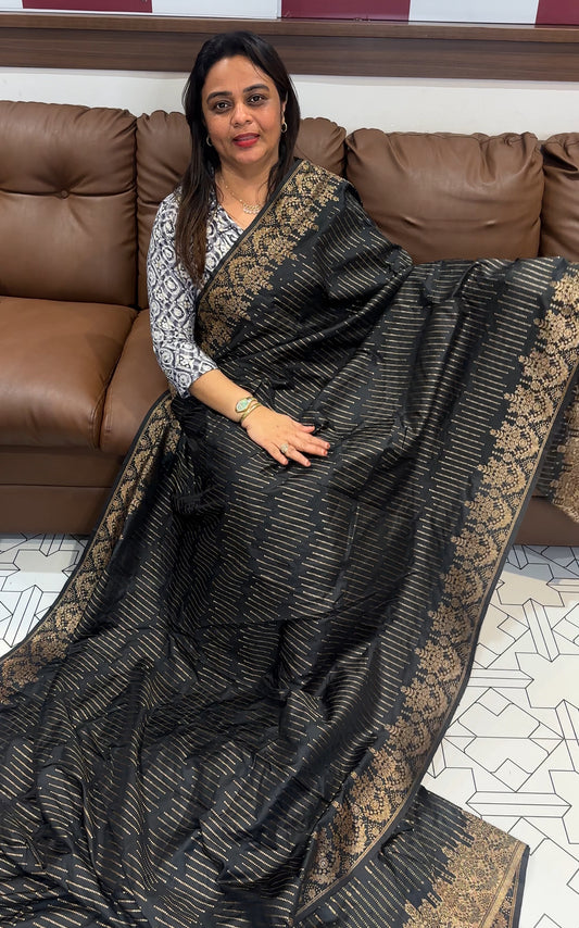 SEMI BANARASI SAREES - 24668