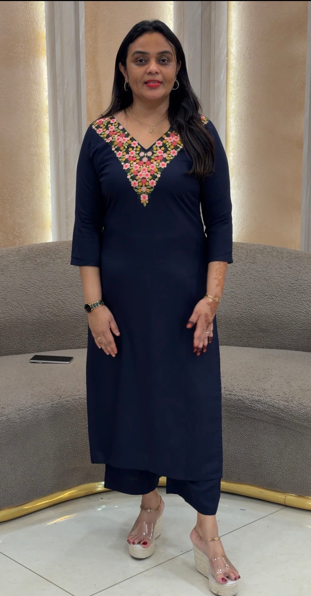 IHA'S IN-HOUSE RAYON TOP AND BOTTOM - IHA 33460