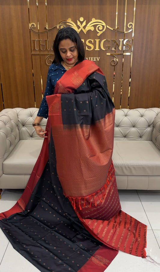 SOFT SILK SAREES - IHA 25250
