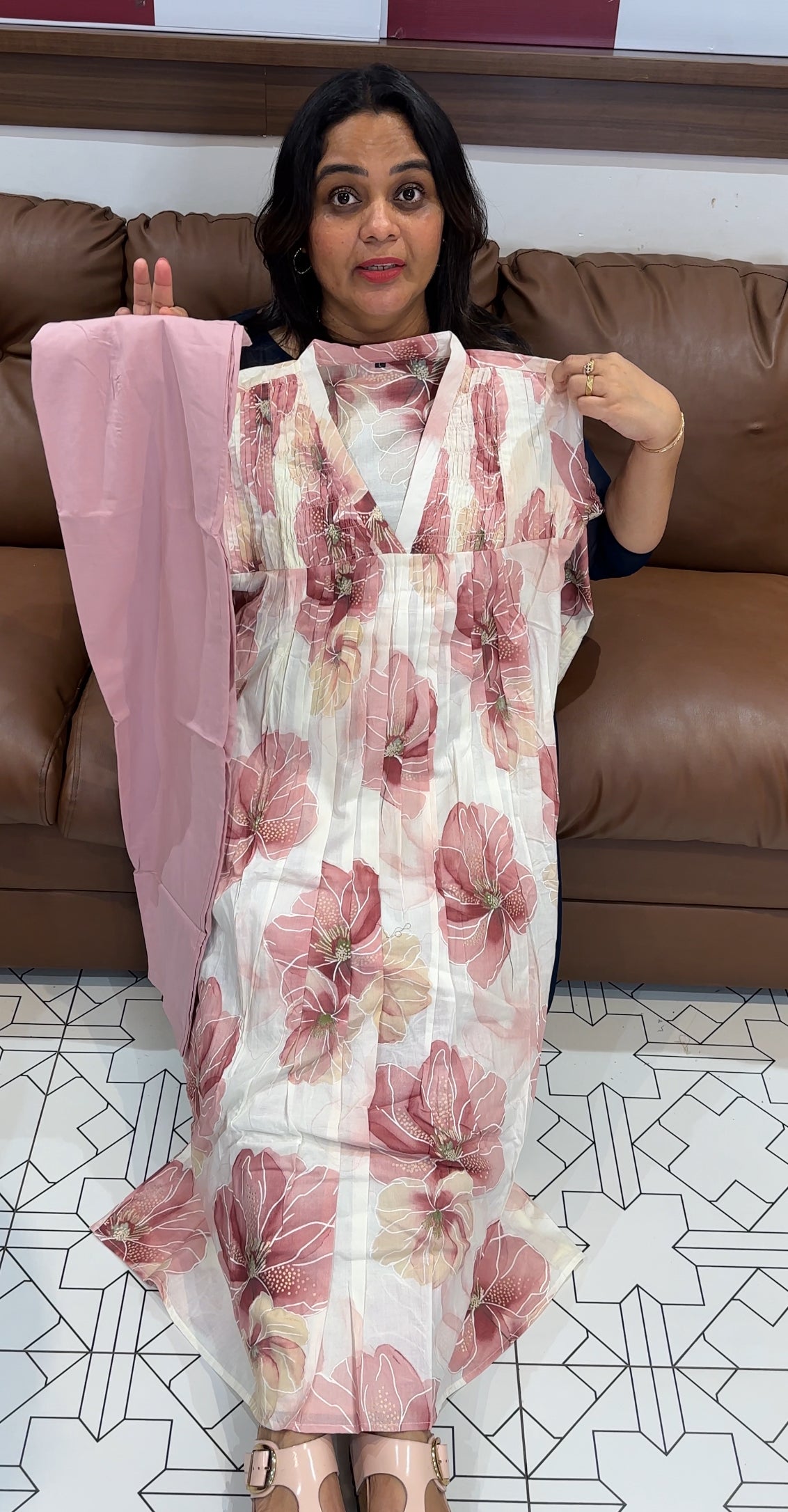 PRINTED  COTTON CO-ORDS SETS - IHA 27965