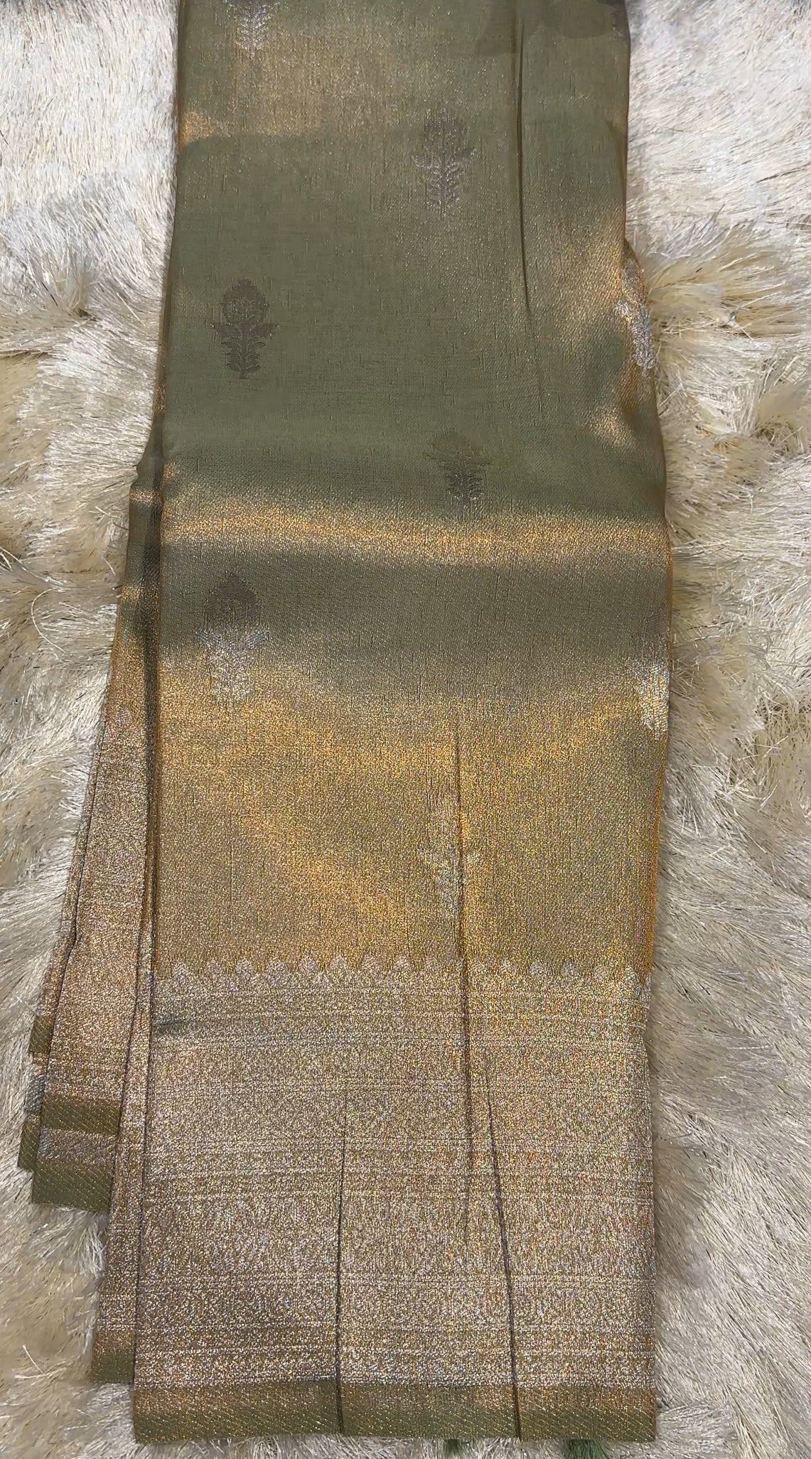 SEMI TISSUE SAREES - IHA 27811